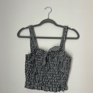 Checkered tank top